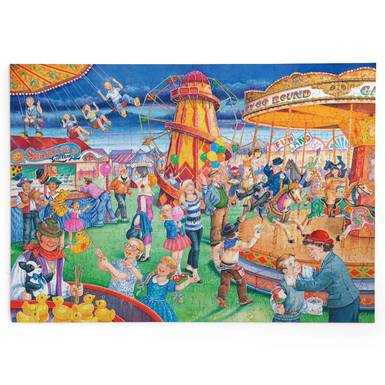 House of Puzzle Fairground Rides BIG 250 puslespil tivoli