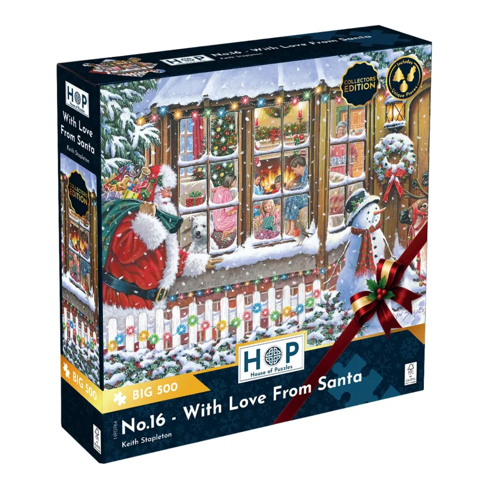 House of Puzzles BIG With Love From Santa puslespil 500 brikker
