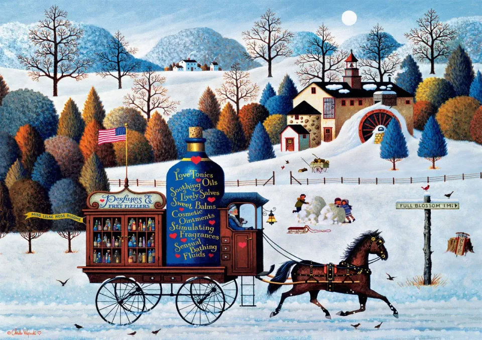 Buffalo Games Charles Wysocki Promises Promises puslespil 500 brikker landlig