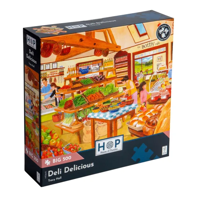 House of Puzzle BIG Deli Delicious puslespil 500 store brikker