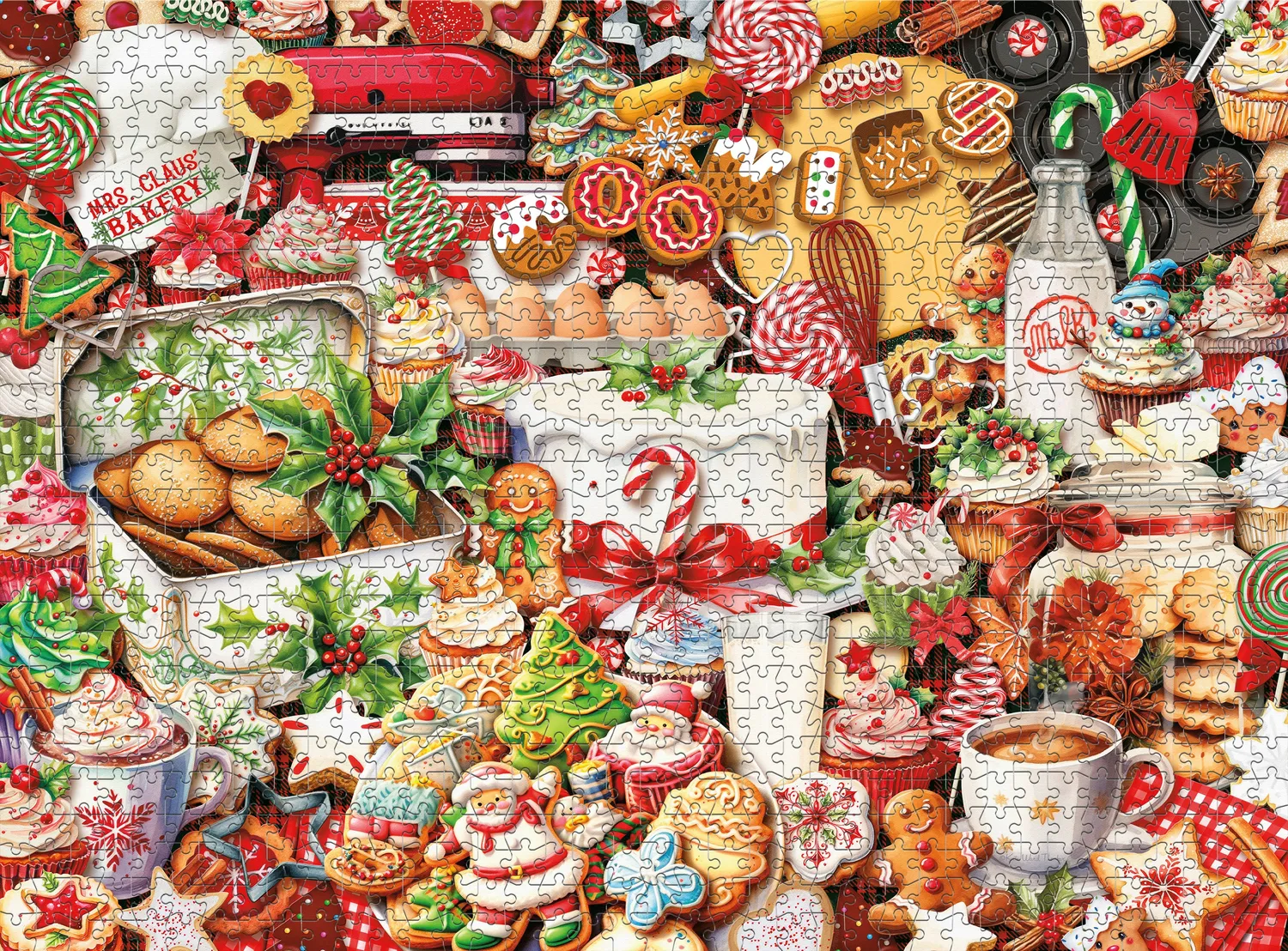 Buffalo Games Christmas Baked Goods puslespil 1000 brikker jul