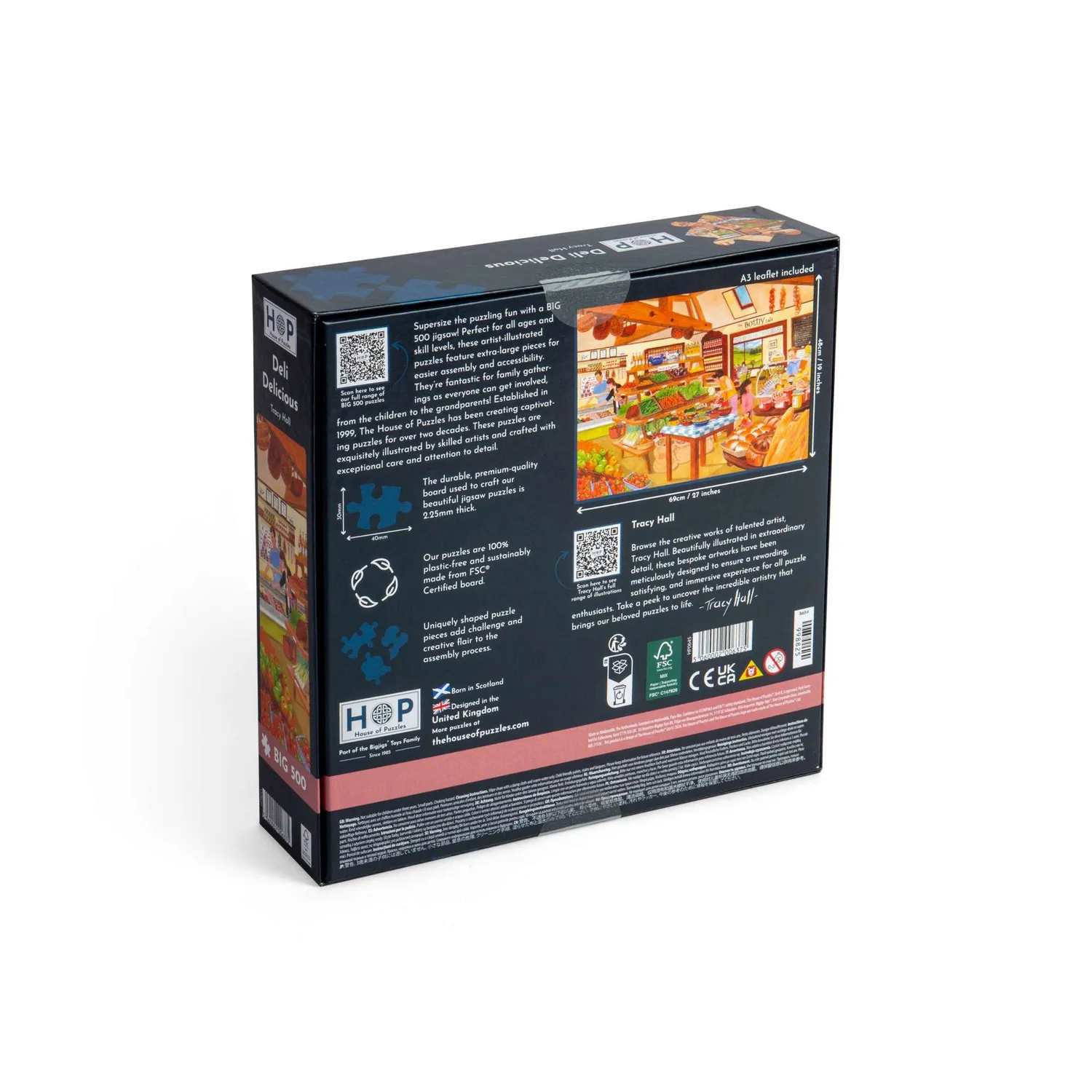 House of Puzzle BIG Deli Delicious puslespil 500 store brikker