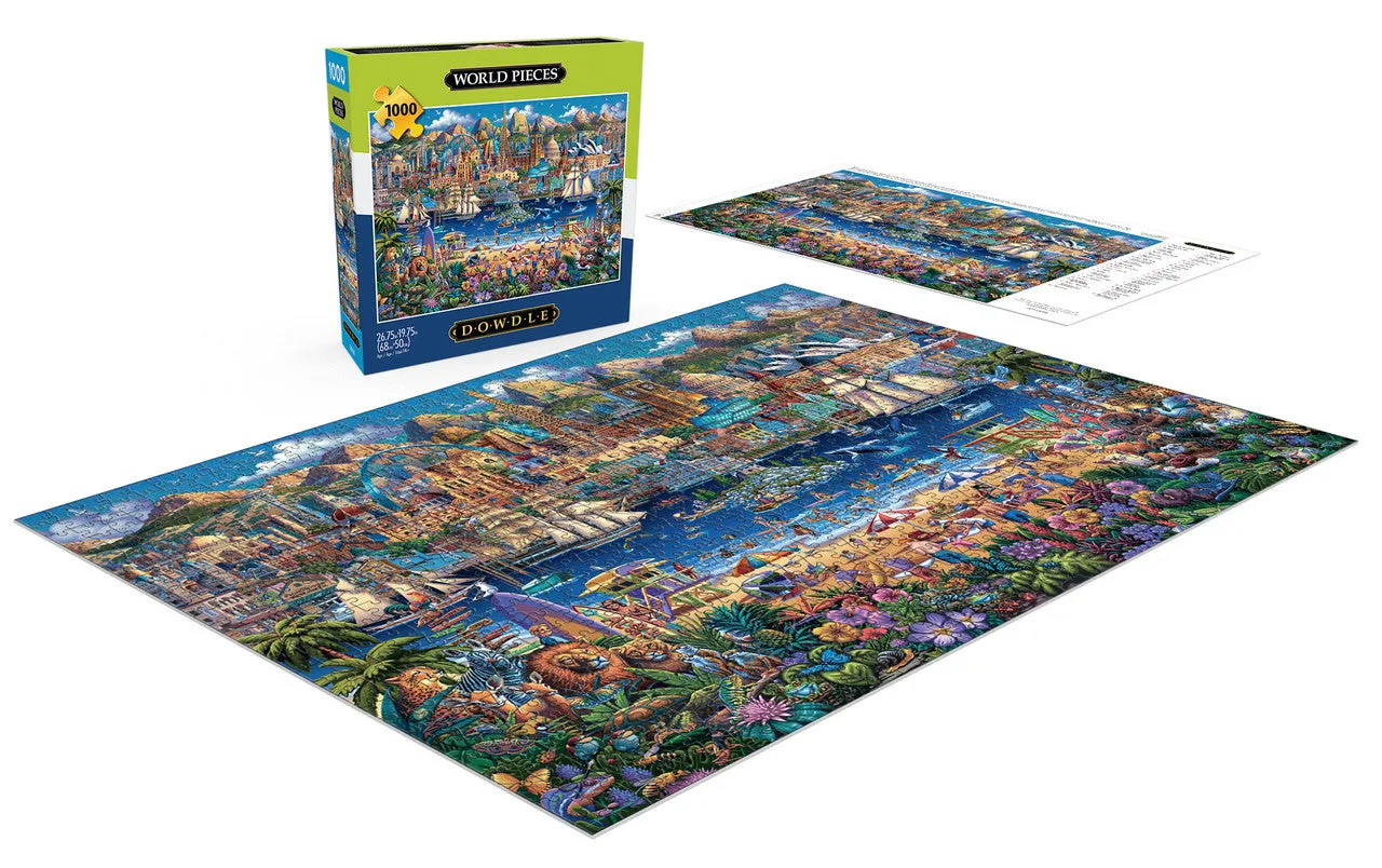 Buffalo Games World Pieces puslespil 1000 brikker
