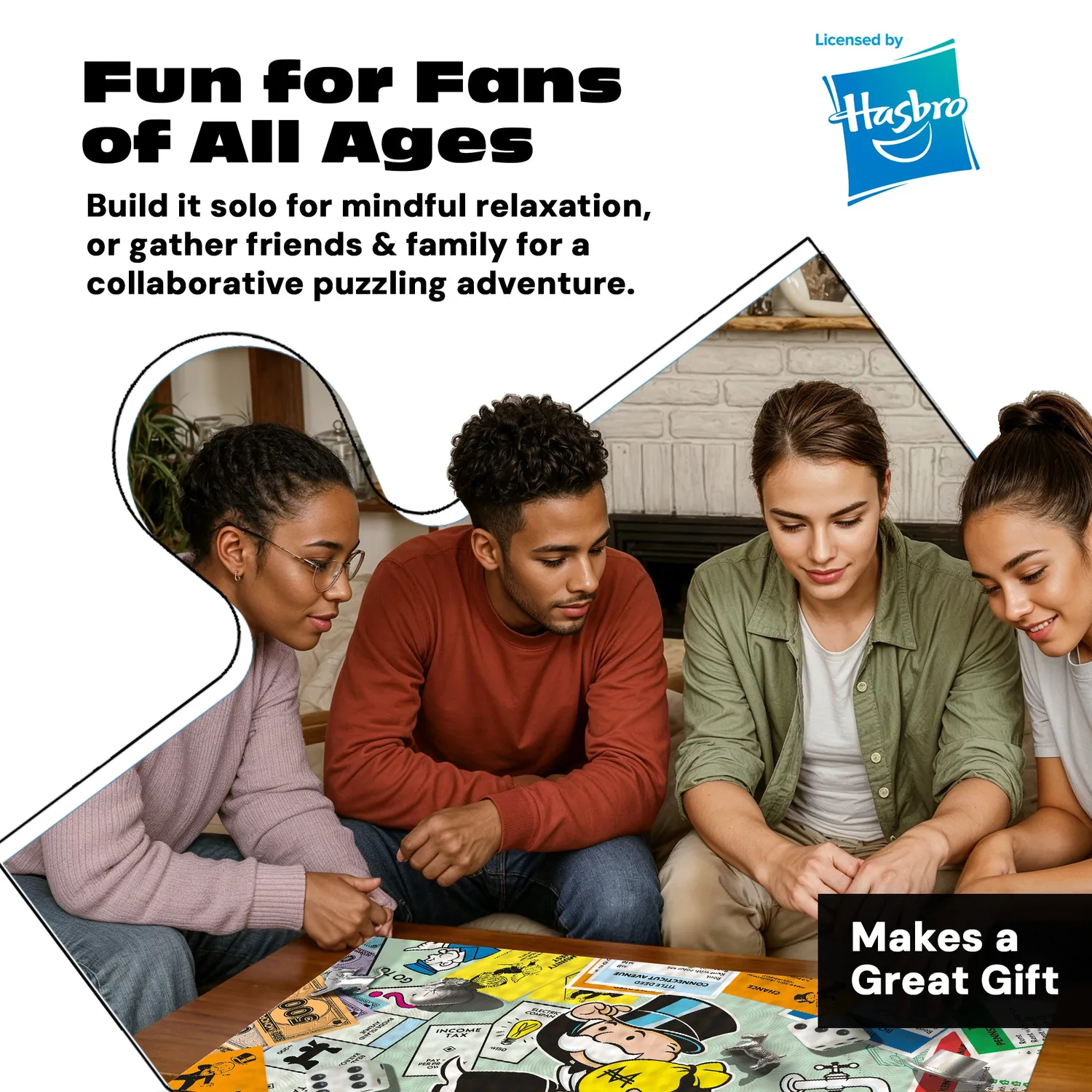 Buffalo Games Monopoly Collage puslespil 1000 brikker spil