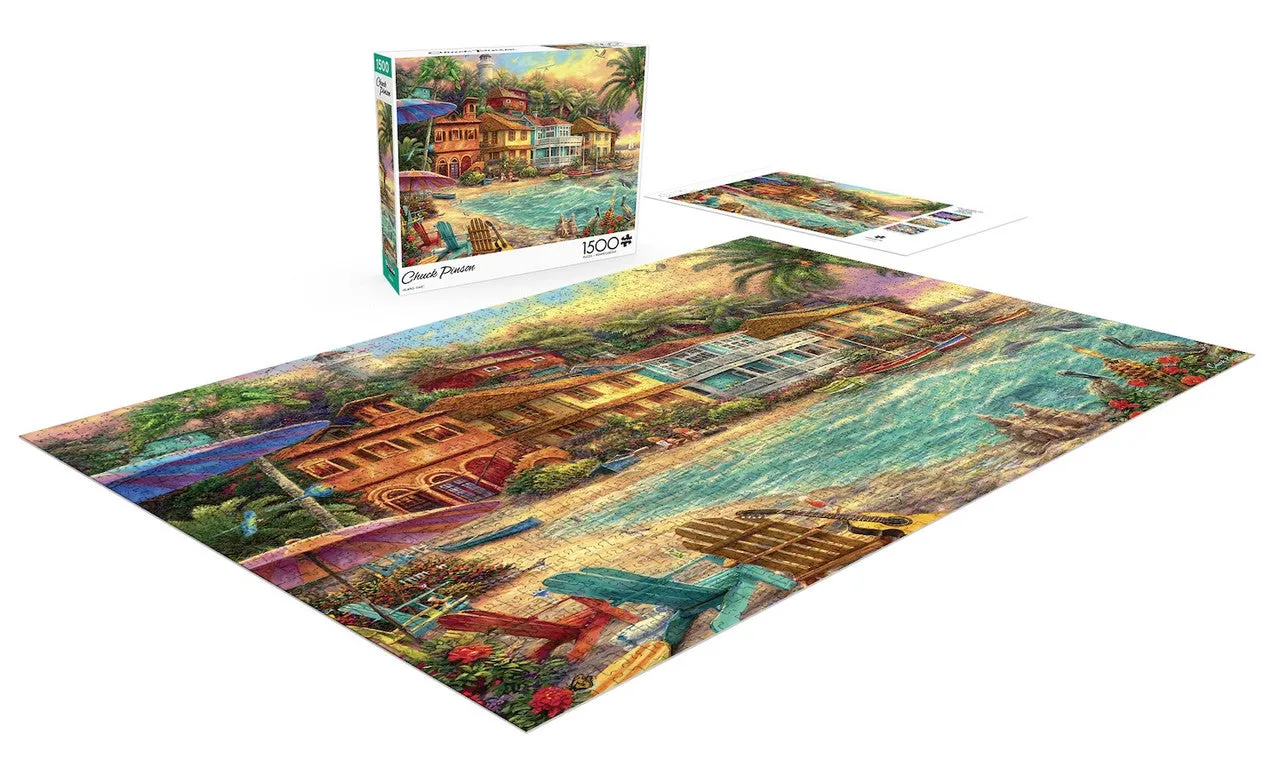 Buffalo Games Island Time puslespil 1500 brikker Pinson