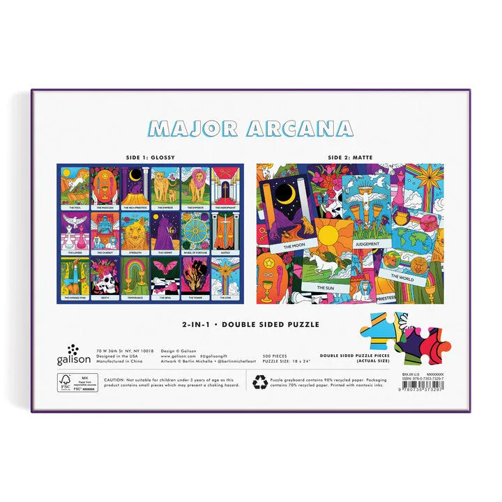 Good Puzzle Co. Major Arcana puslespil 500 brikker dobbeltsidet