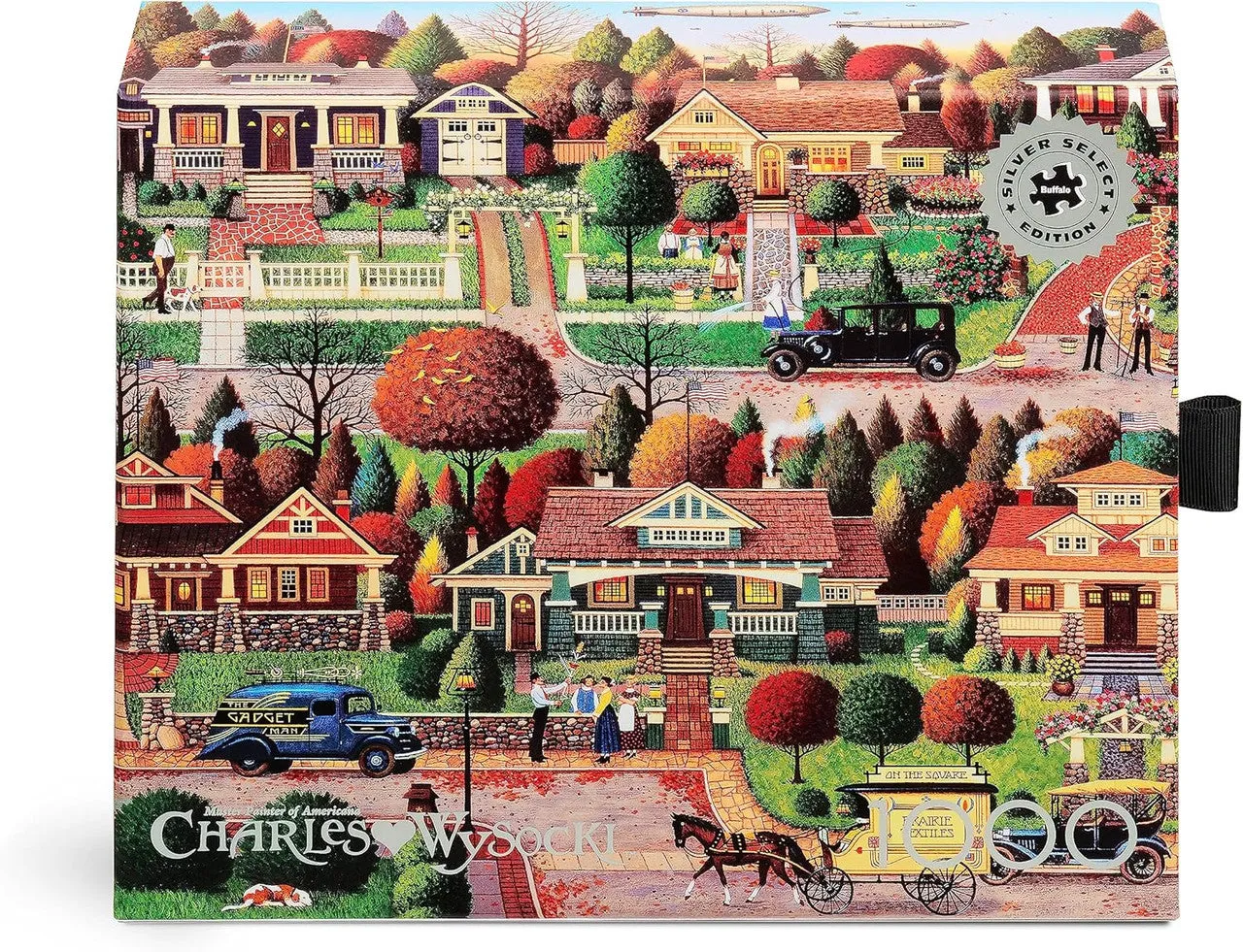 Buffalo Games Silver Select Bungalowville puslespil 1000 americana