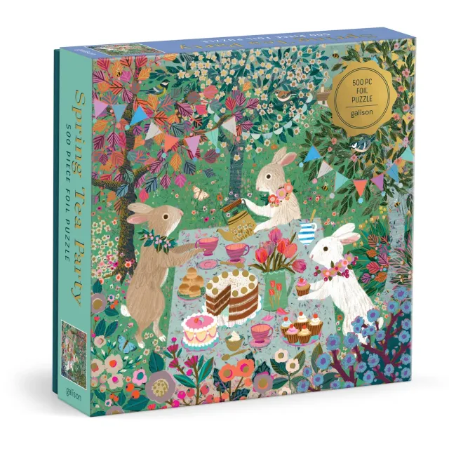 Good Puzzle Co Spring Tea Party puslespil 500 brikker folie