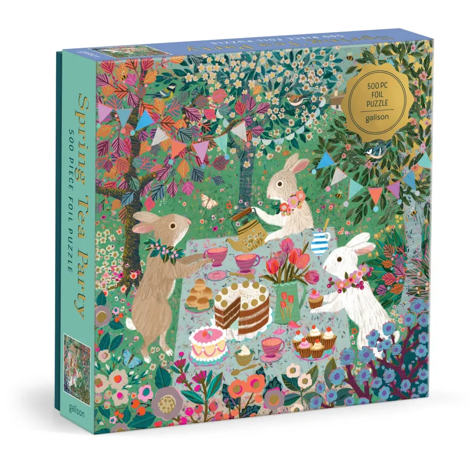 Good Puzzle Co Spring Tea Party puslespil 500 brikker folie