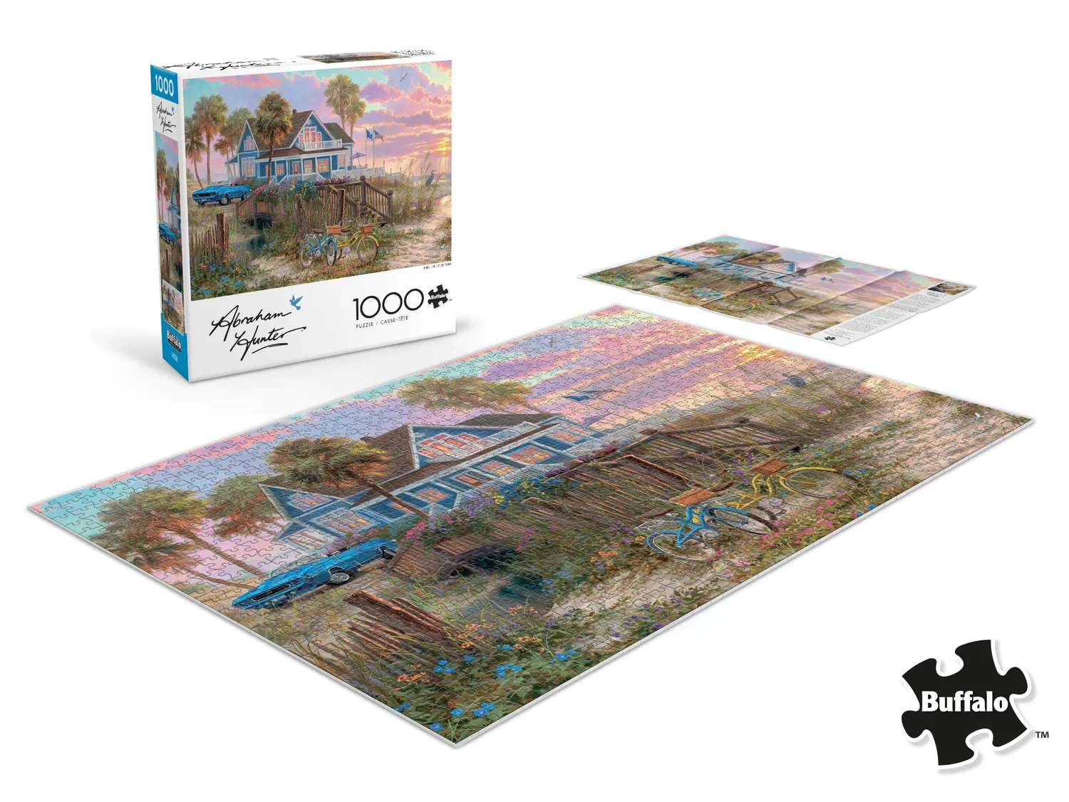 Buffalo Games Abraham Hunter Beach Life puslespil 1000 brikker strand