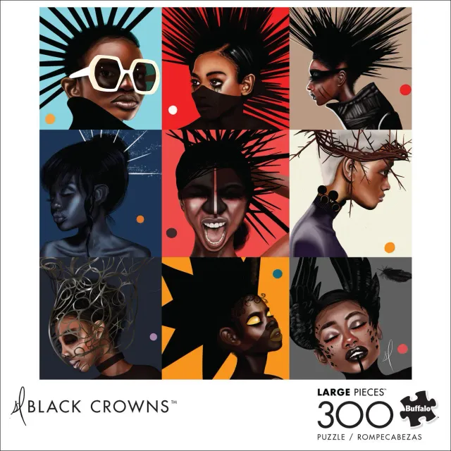 Buffalo Games Black Crowns puslespil 300 brikker store