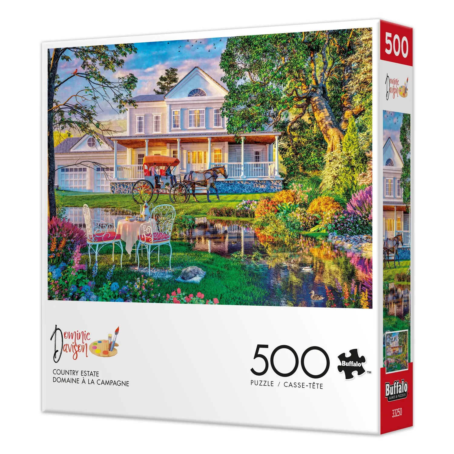 Buffalo Games Country Life Country Estate puslespil 500 brikker