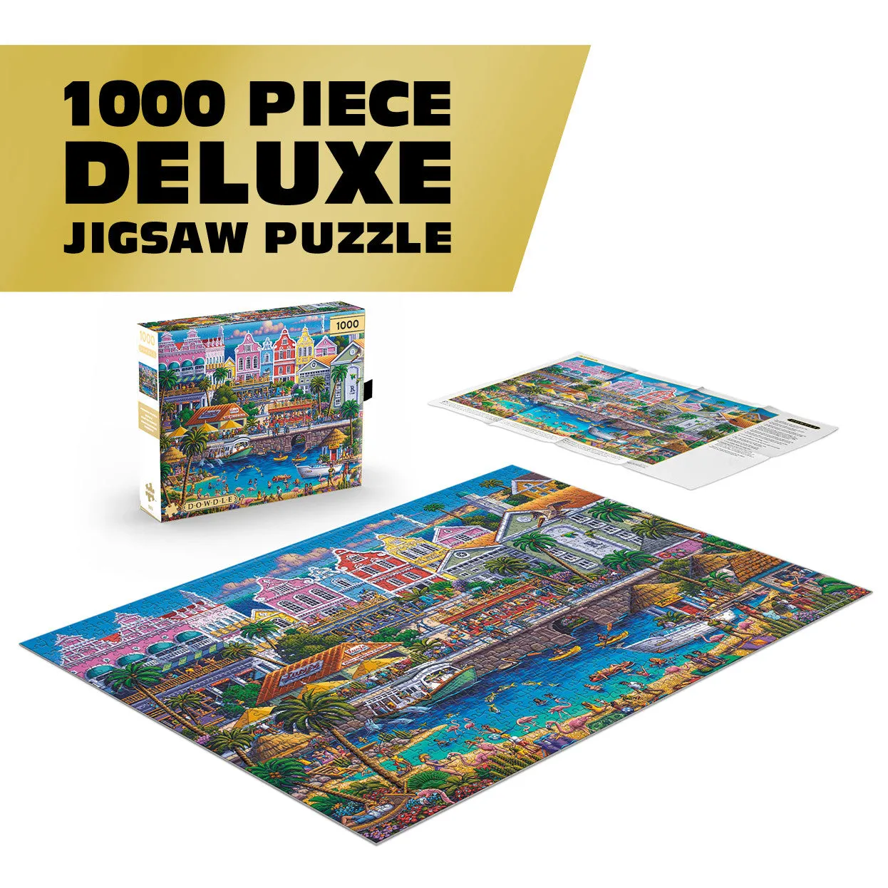 Buffalo Games Gold Dowdle Aruba 1000 puslespil strand