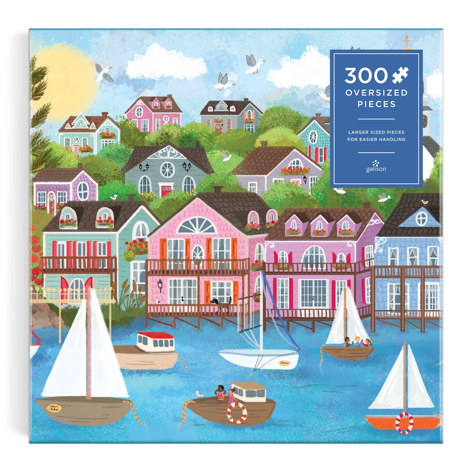 Good Puzzle Co. Joy Laforme Harbor by the Sea 300 brikker puslespil