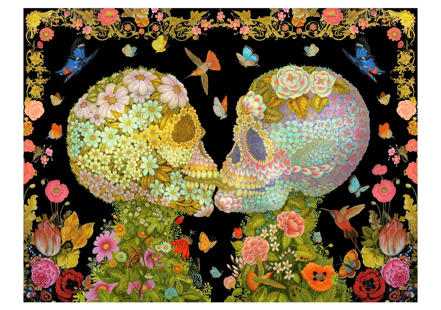 Pomegranate Day of the Dead Tino Rodriguez brevkort 4 motiver