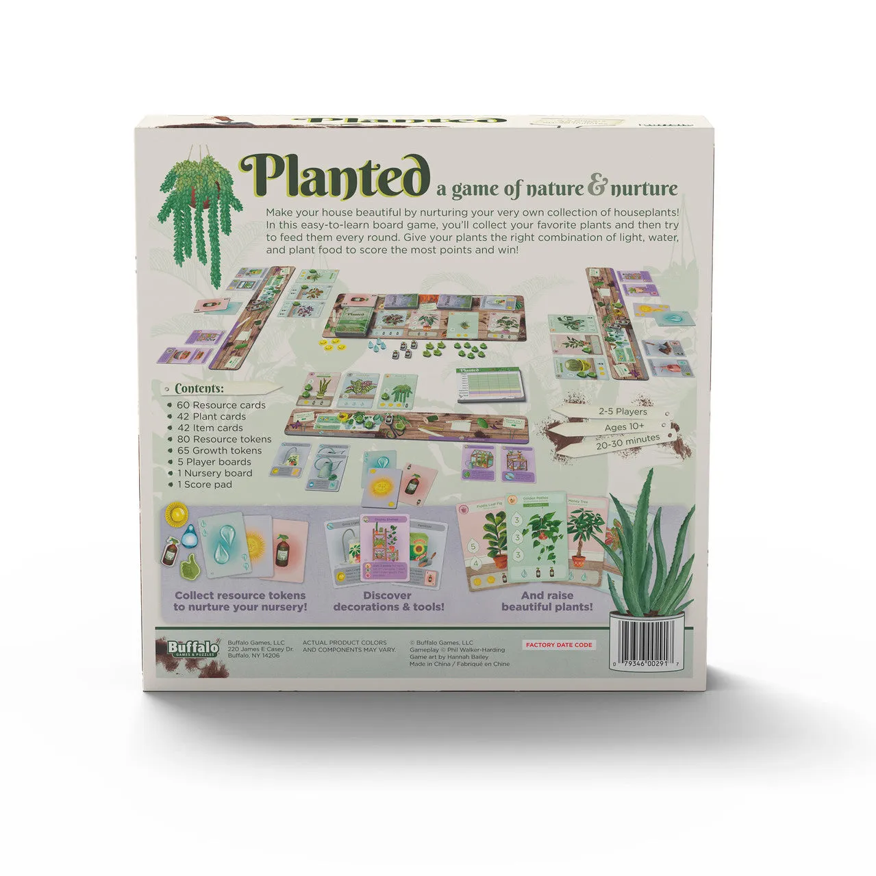 Buffalo Games Planted brætspil stueplanter 2-5 spillere