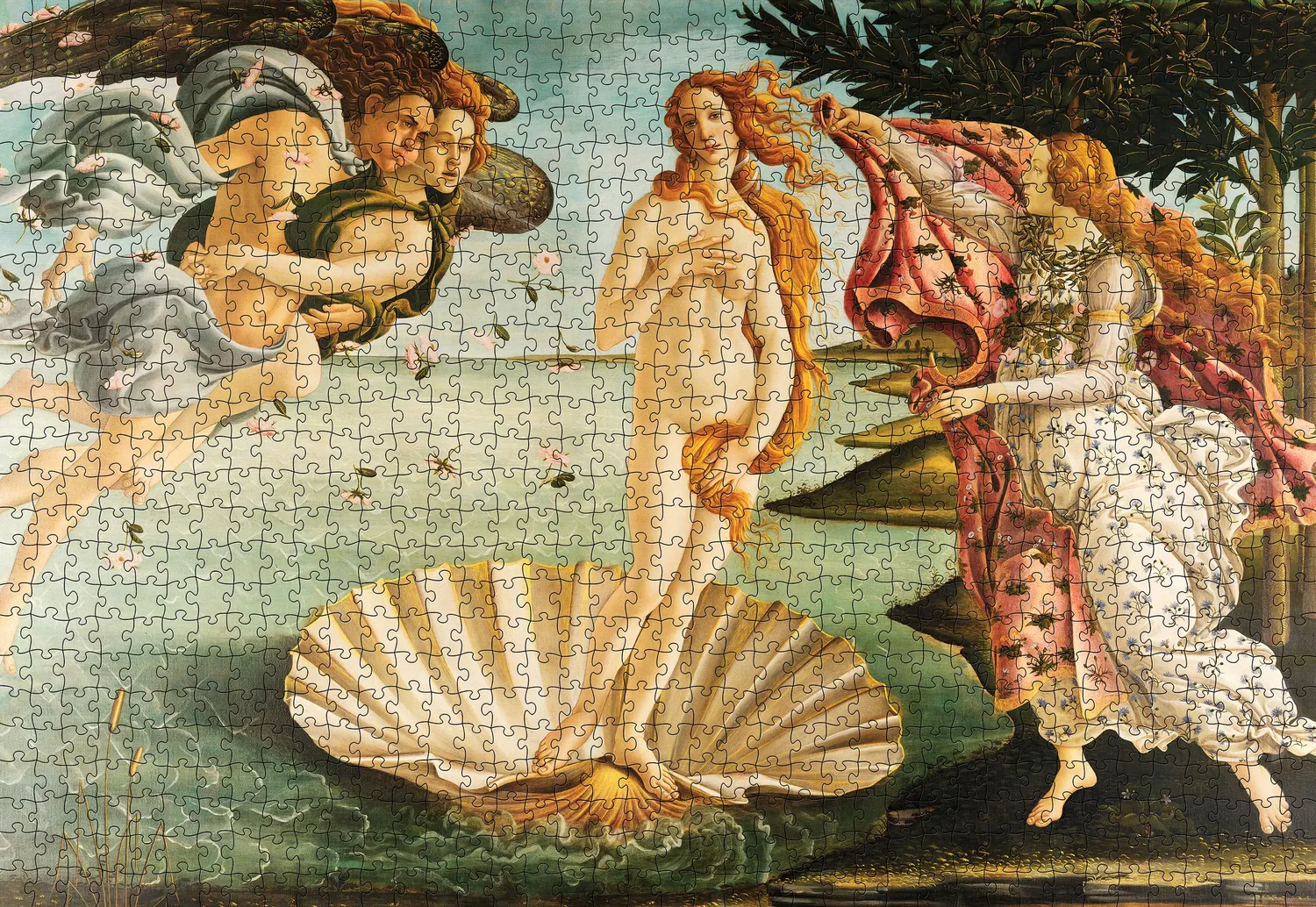 Pomegranate Botticelli Birth of Venus puslespil 1000 brikker