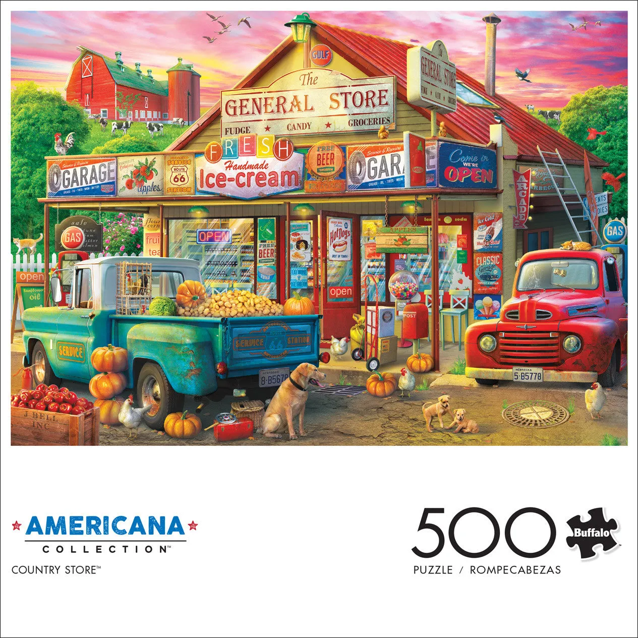 Buffalo Games Americana Country Store puslespil 500 brikker