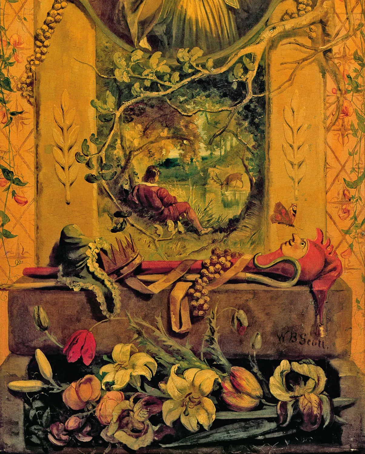 Pomegranate William Bell Scott Shakespeare bogmærke kunst