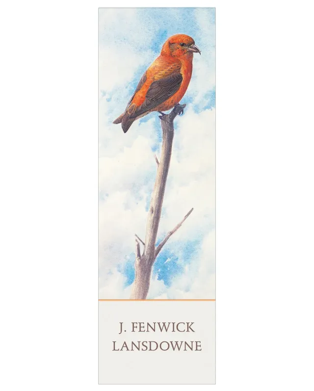Pomegranate J. Fenwick Lansdowne Red Crossbill bogmærke fugl