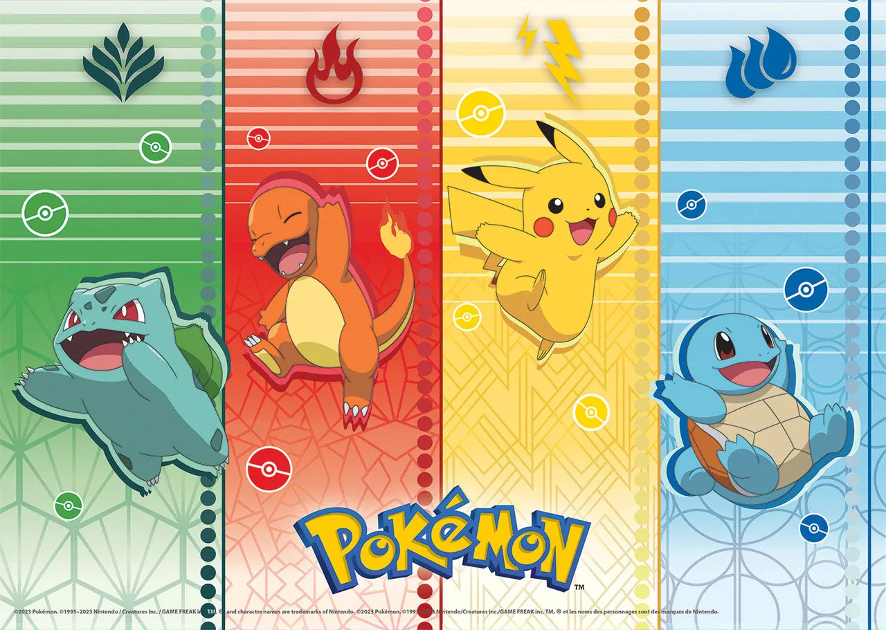 Buffalo Games Pokemon børnepuslespil 4-pak 48-100 brikker