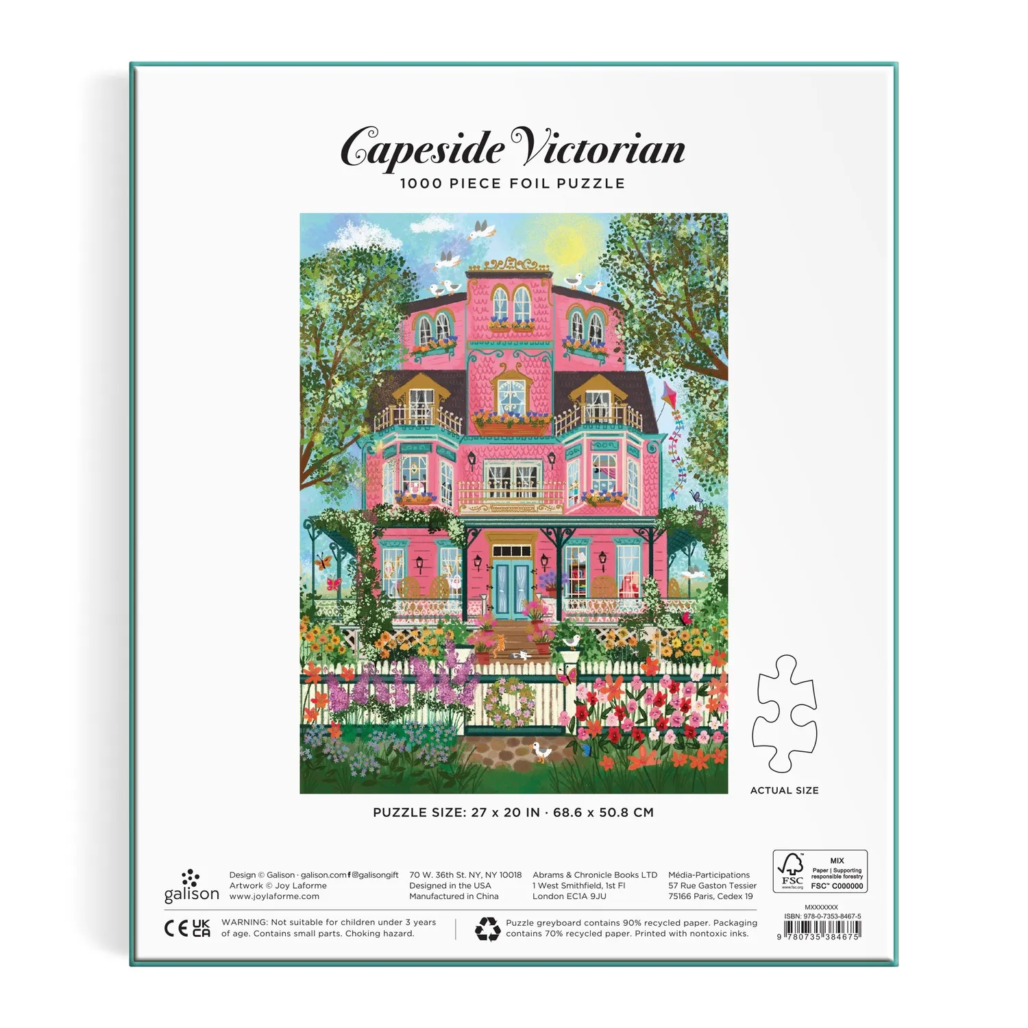 Good Puzzle Co. Capeside Victorian folie puslespil 1000 brikker