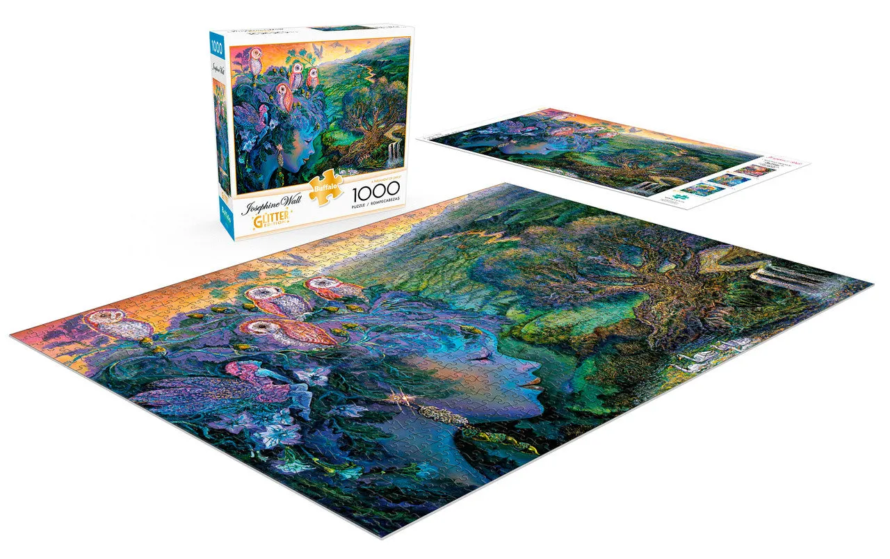 Buffalo Games Parliament of Owls puslespil 1000 brikker glitter