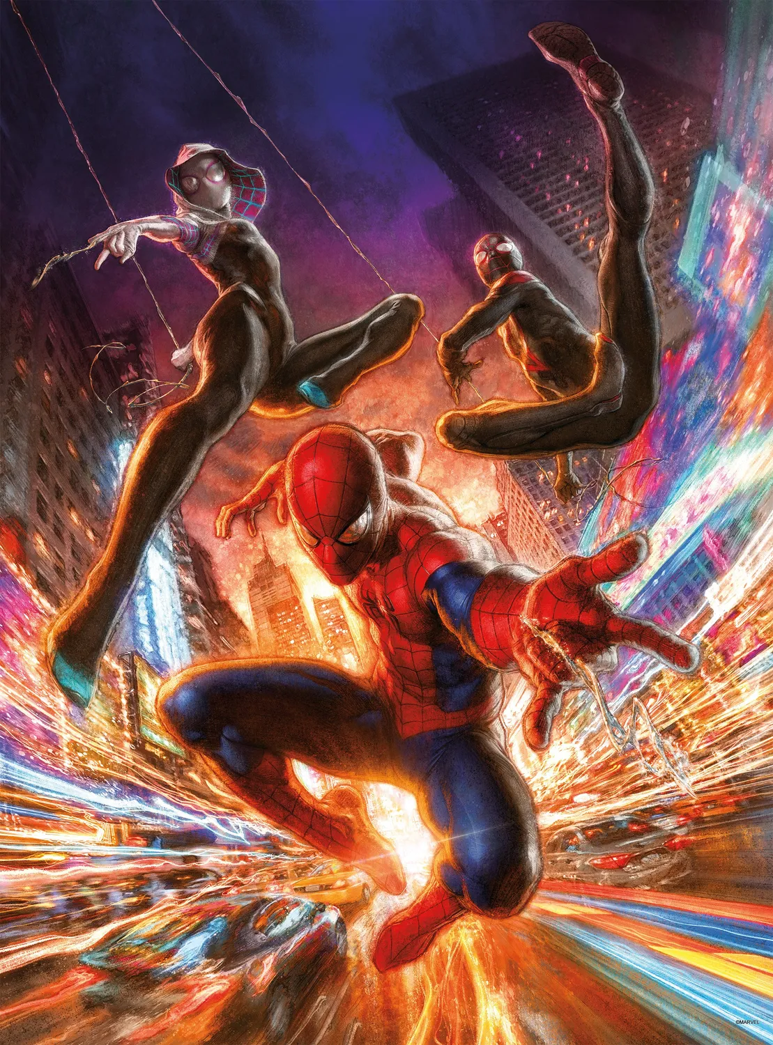 Buffalo Games Marvel Spider-Man puslespil 1000 brikker bynat