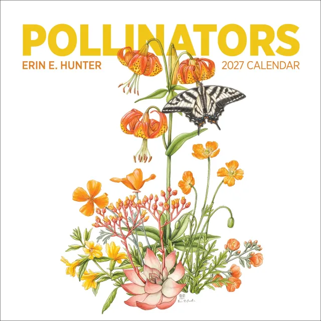Erin E Hunter Pollinators vægkalender 2027 insekter