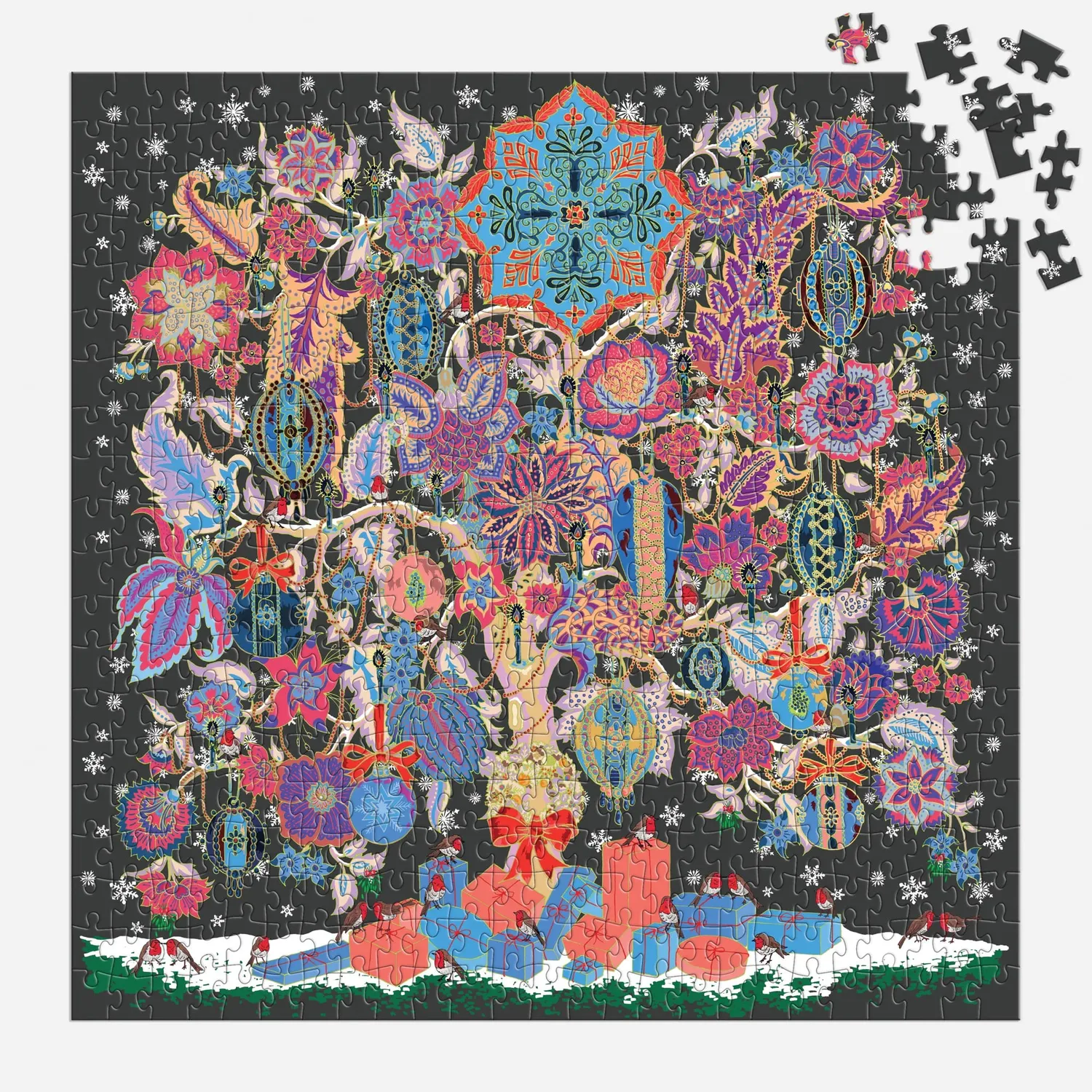 Galison Liberty Christmas Tree of Life puslespil 500 brikker folie