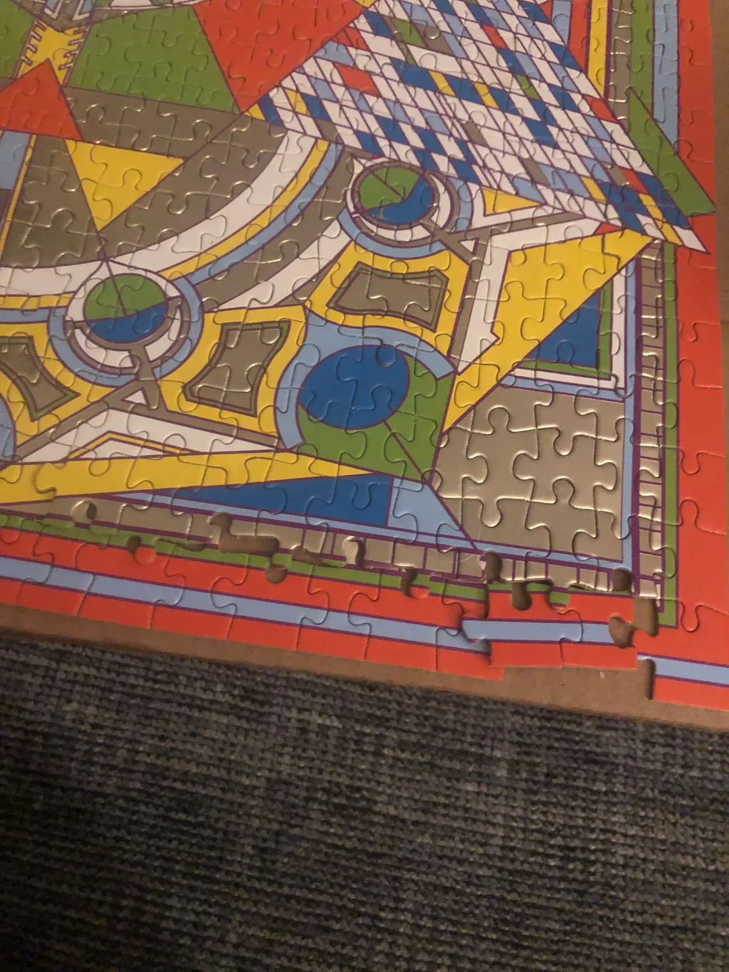 Galison Frank Lloyd Wright Peacock Rug puslespil 500 brikker folie