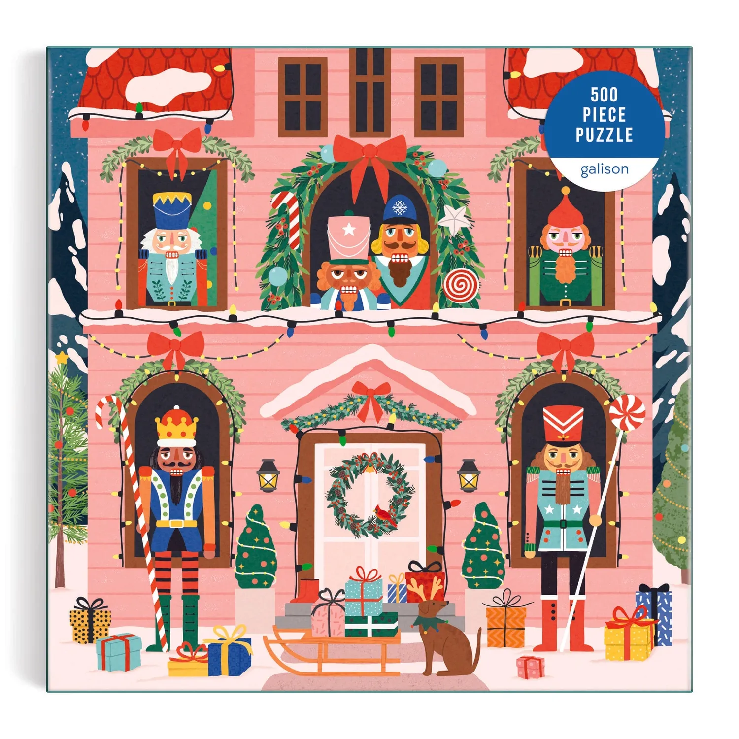 Galison Nutcracker Magic puslespil 500 brikker jul