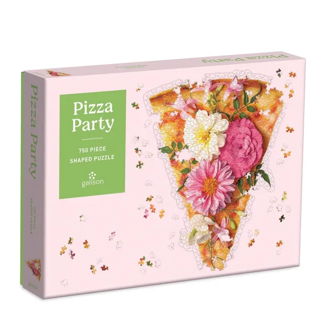 Good Puzzle Co. Pizza Party puslespil 750 brikker formet
