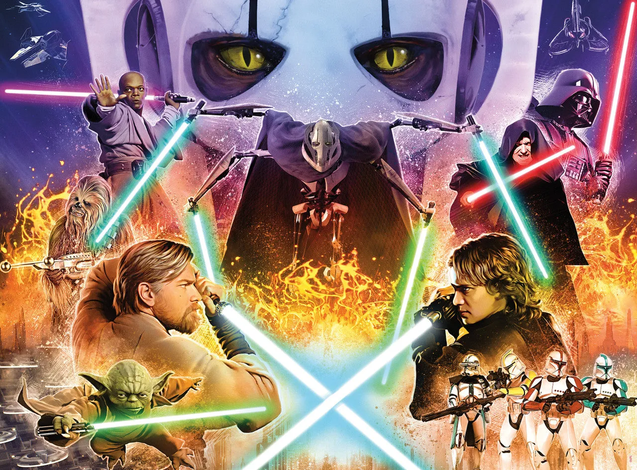 Buffalo Games Star Wars Silver Select puslespil 1000 brikker