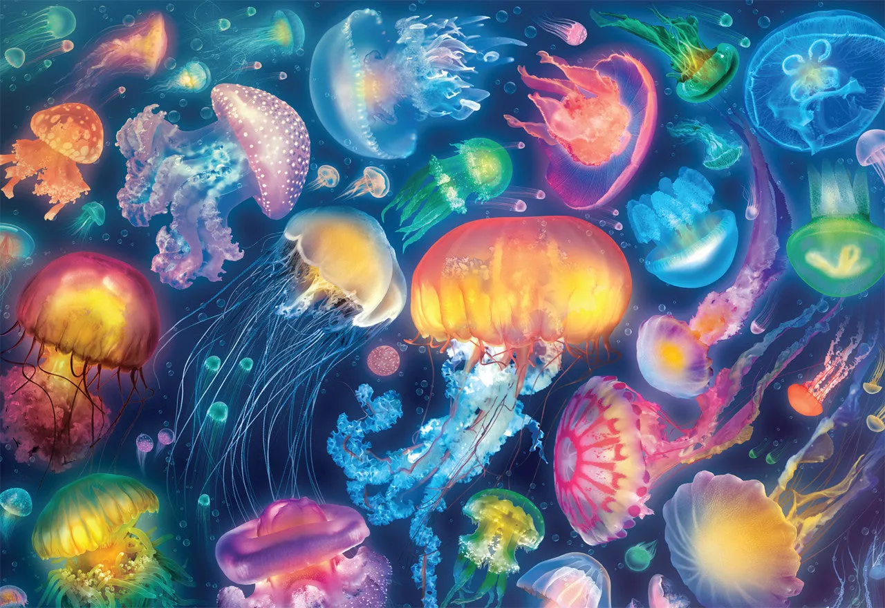 Buffalo Games Jellyfish Fantasy puslespil 1500 brikker vandmænd