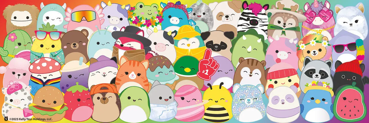 Buffalo Squishmallow Party puslespil 4-pak 300+500