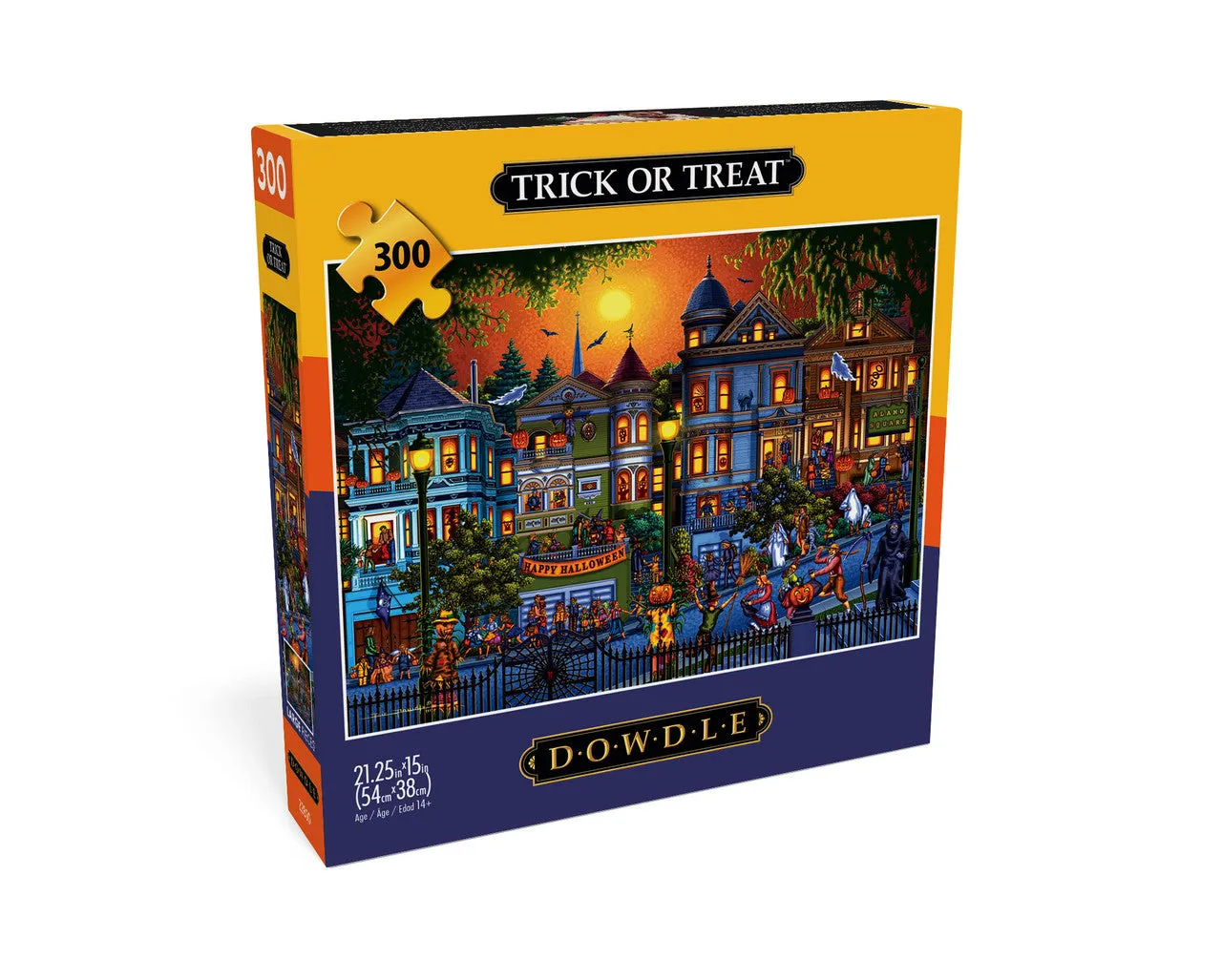 Buffalo Games Eric Dowdle Trick or Treat puslespil 300 brikker halloween