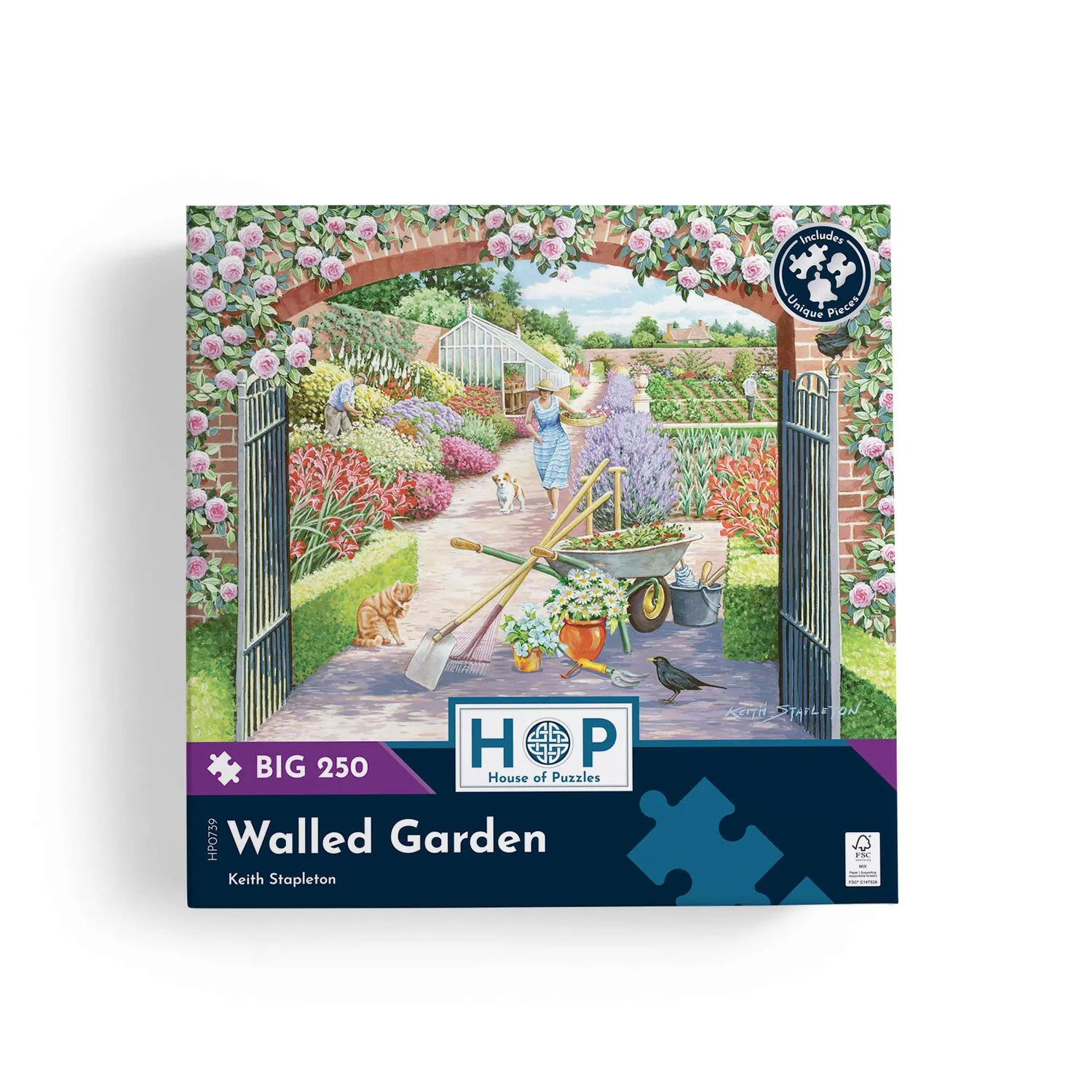 House of Puzzles BIG Walled Garden 250 puslespil have