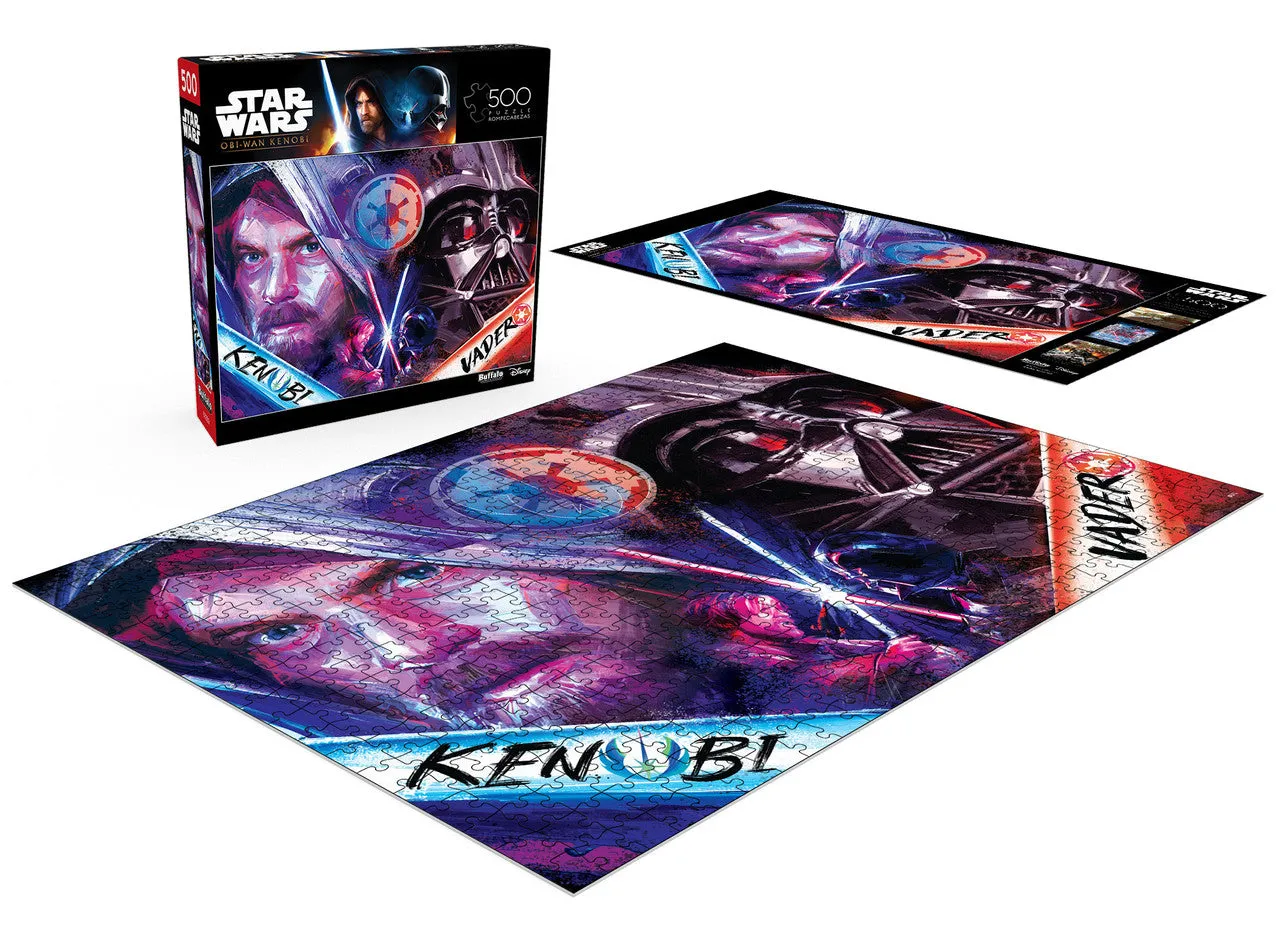 Buffalo Games Kenobi vs Vader puslespil 500 brikker Star Wars