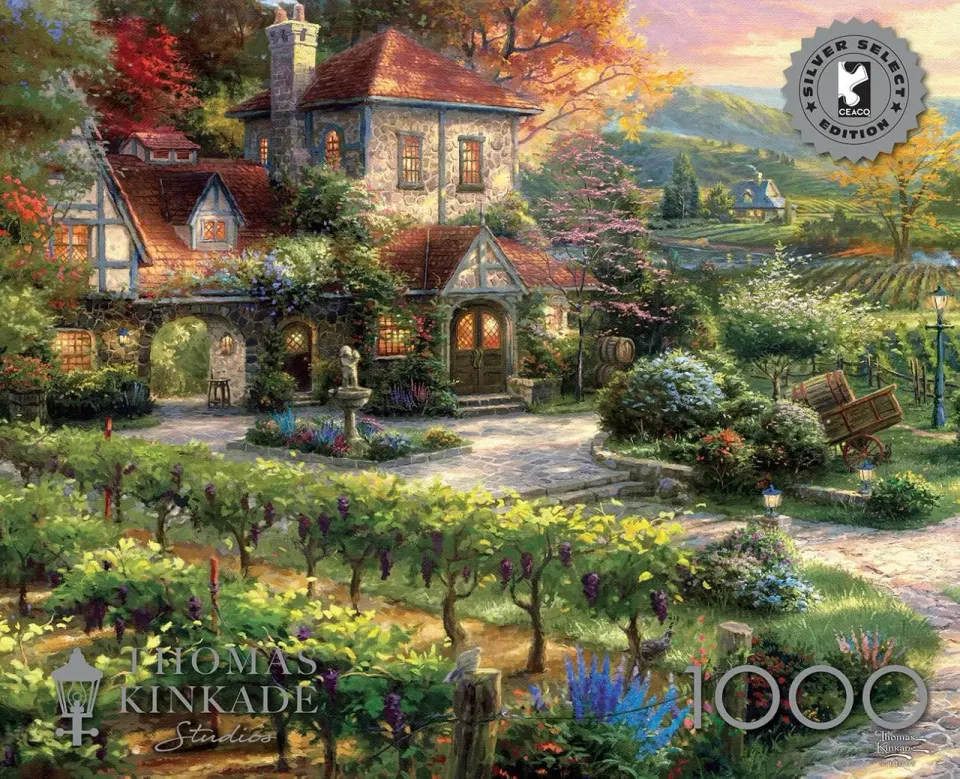 Buffalo Games Silver Select Wine Country Living puslespil 1000 brikker