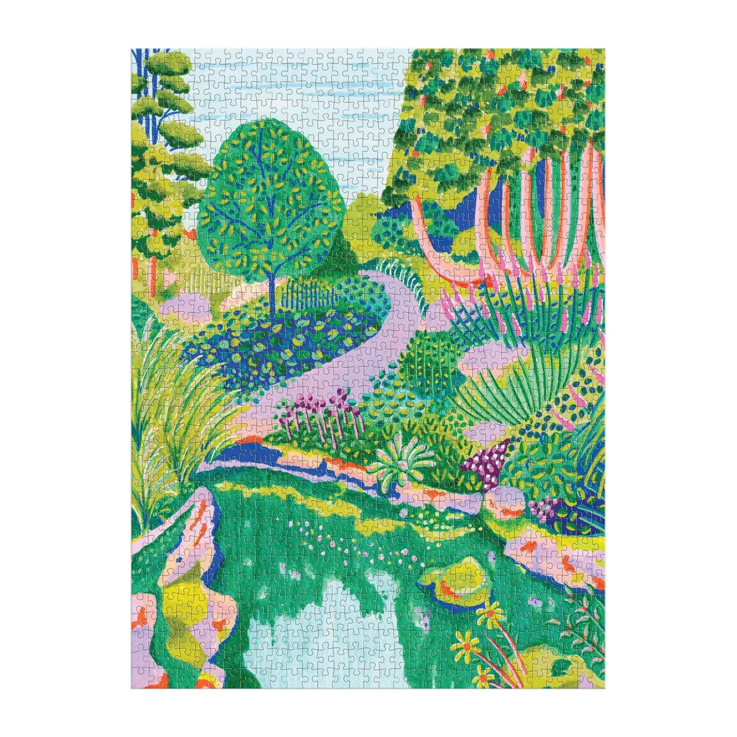 Good Puzzle Co. High Grove puslespil 1000 brikker grøn natur