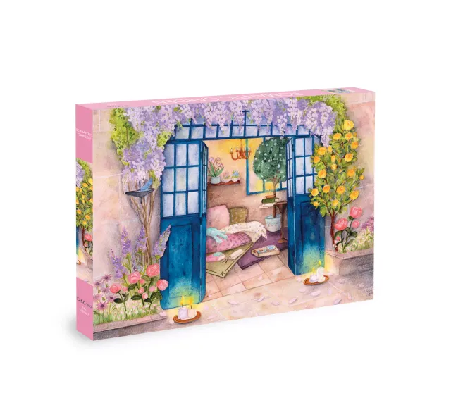Olleo Romantic Garden puslespil 500 brikker – havemotiv