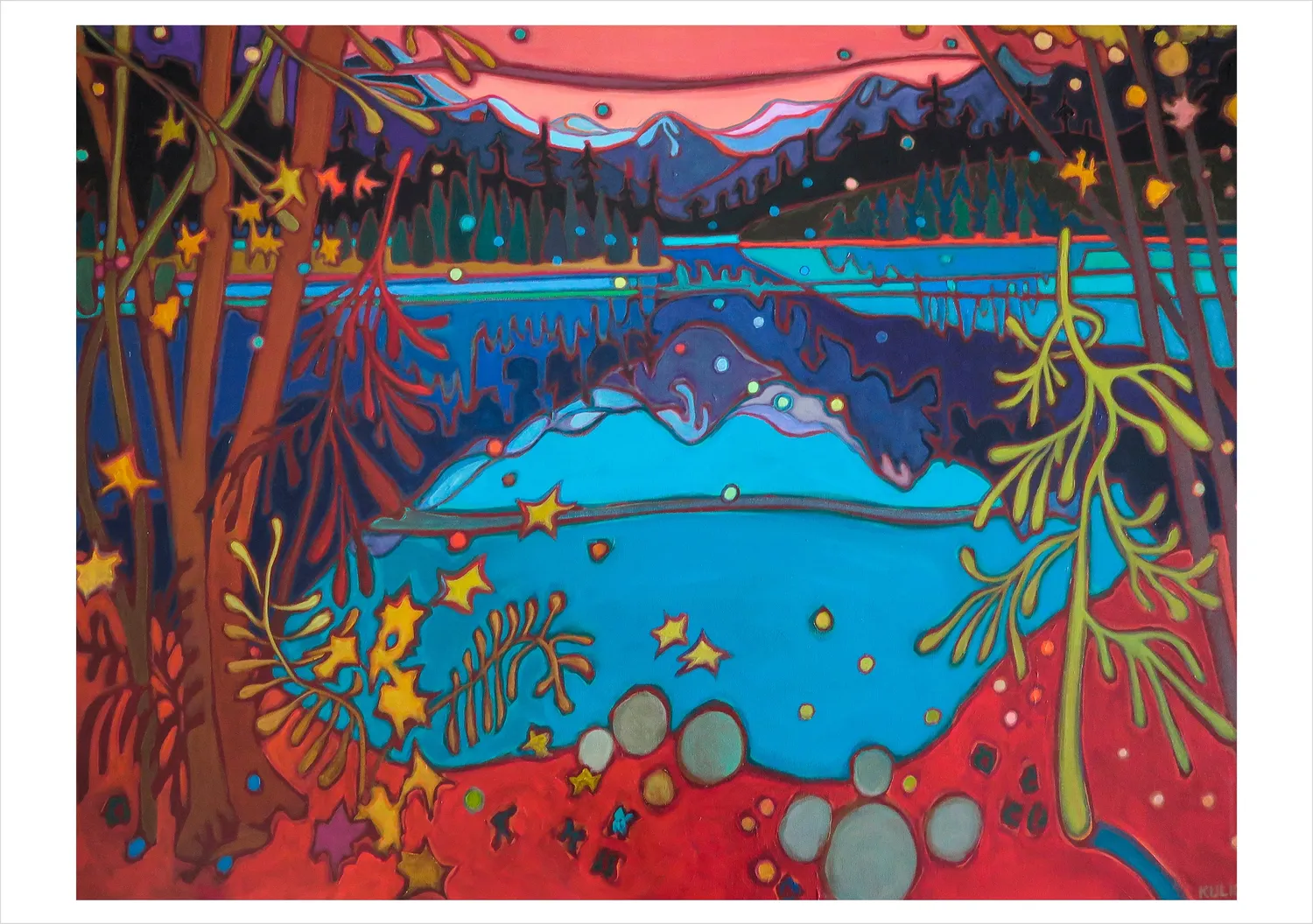 Pomegranate Darlene Kulig Canadian Rockies kort 20 stk landskab