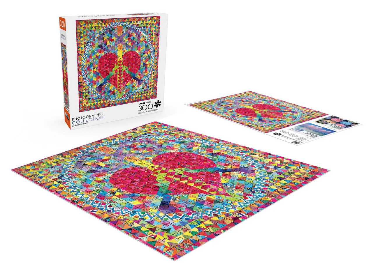 Buffalo Games Junkmail Heart puslespil 300 brikker store