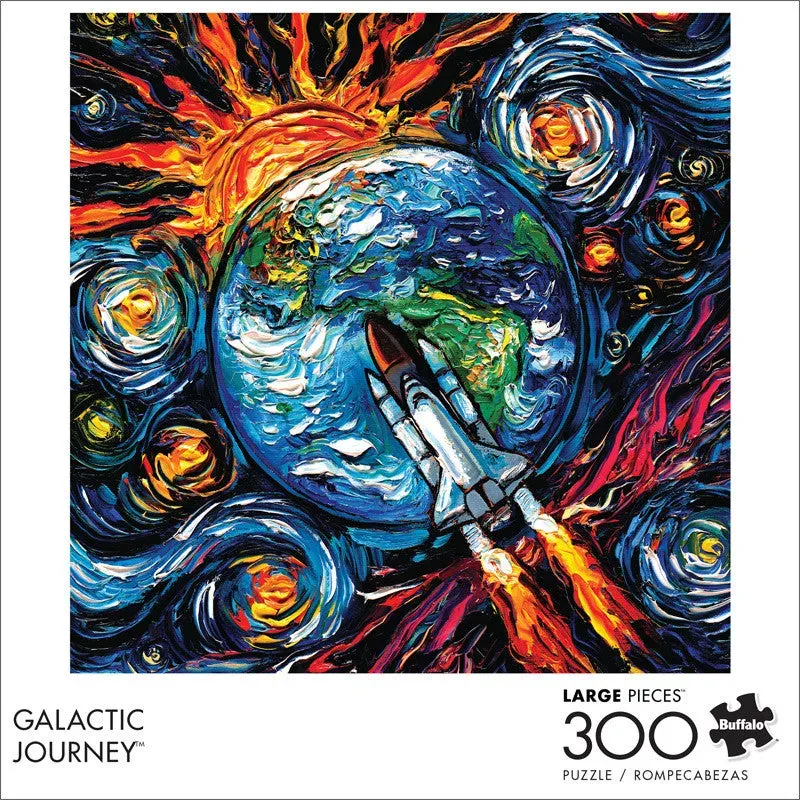 Buffalo Games Galactic Journey puslespil 300 brikker – rum