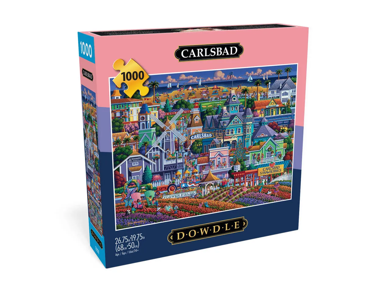 Buffalo Games Eric Dowdle Carlsbad puslespil 1000 brikker kystmotiv
