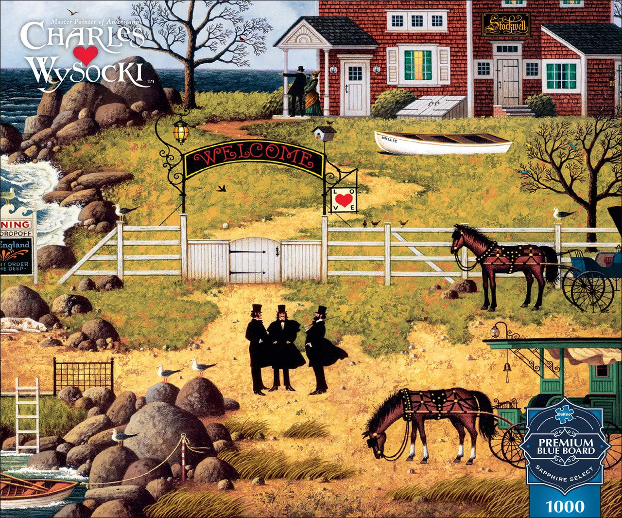 Buffalo Games Sapphire Wysocki Plan puslespil 1000 brikker americana