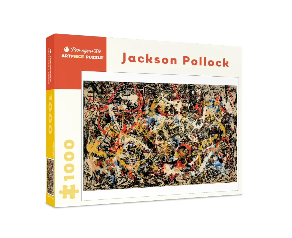 Pomegranate Jackson Pollock Convergence puslespil 1000 abstrakt