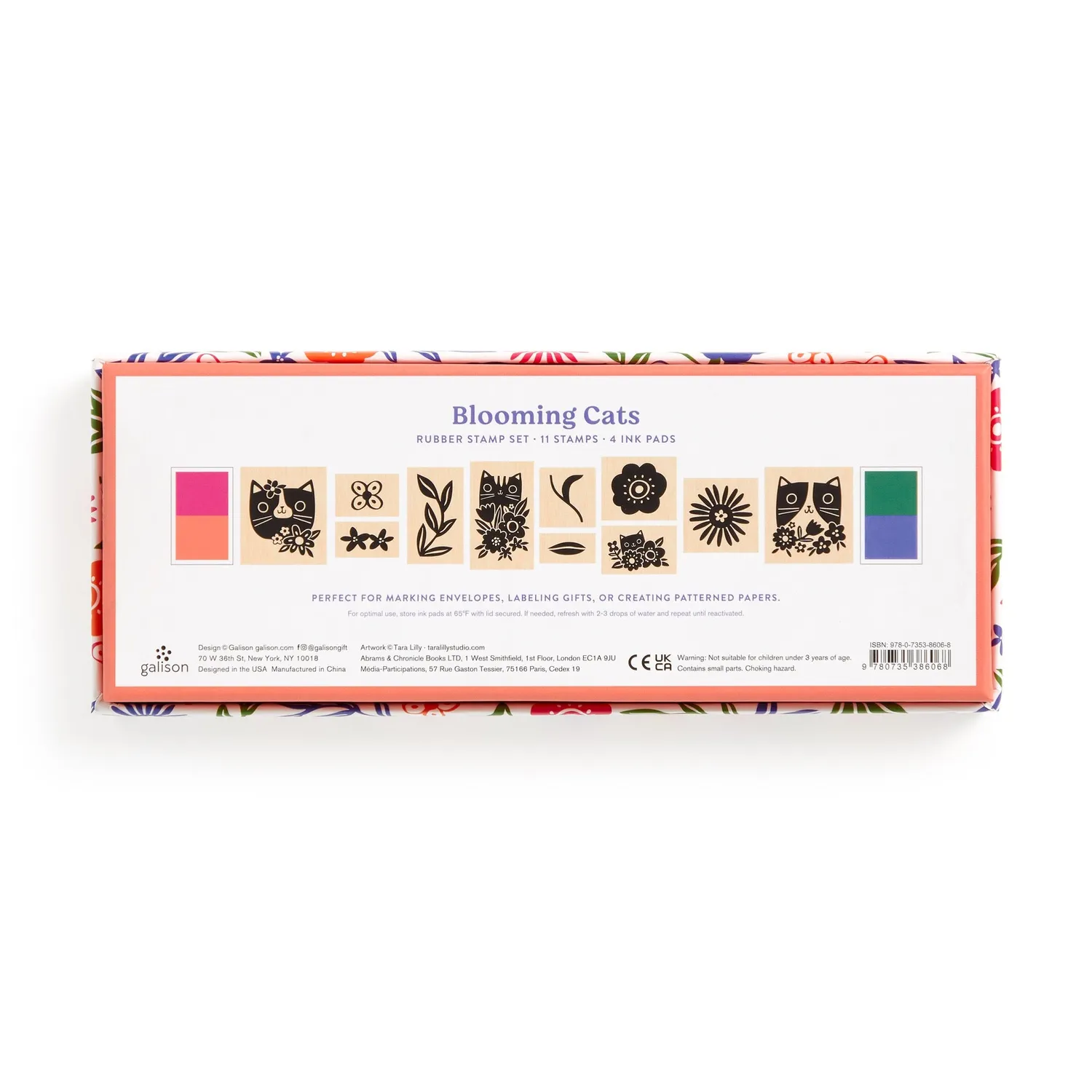 Good Puzzle Co. Blooming Cats stempelsæt katte 11 dele