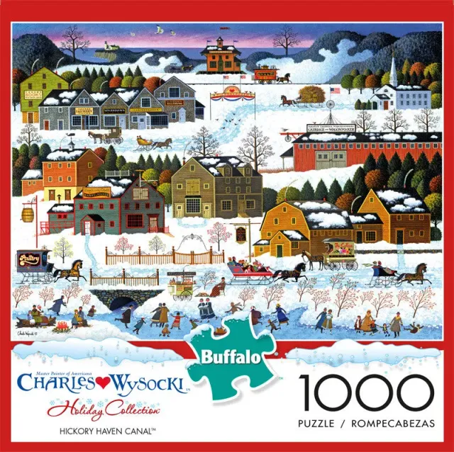 Buffalo Games Hickory Haven Canal puslespil 1000 brikker